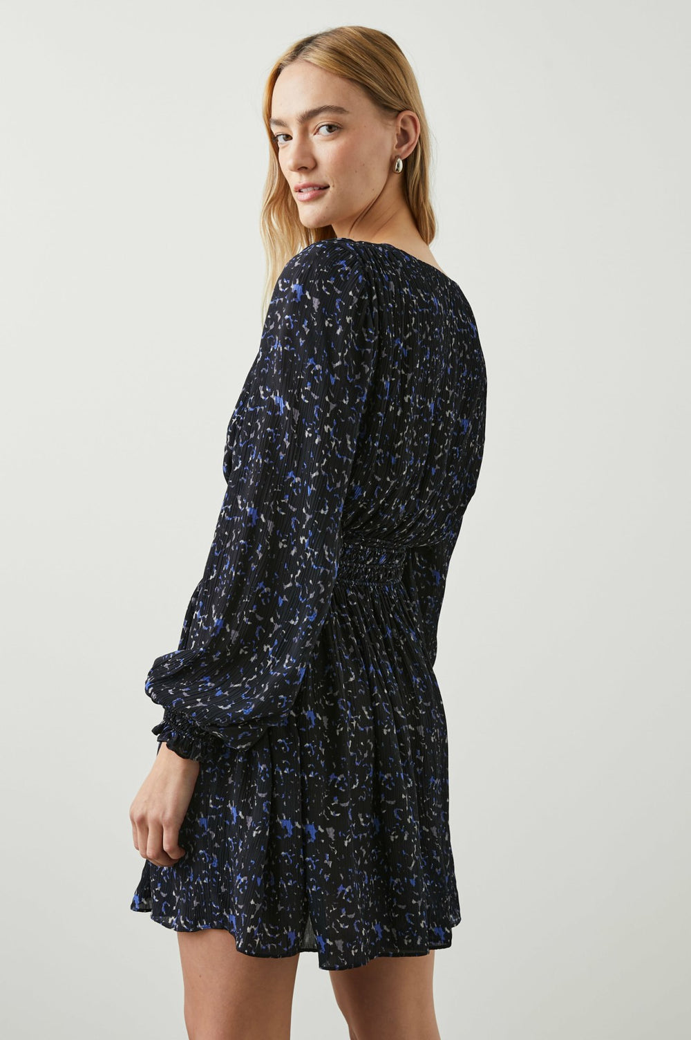 DELANEY DRESS - COBALT STATIC| Rails near me