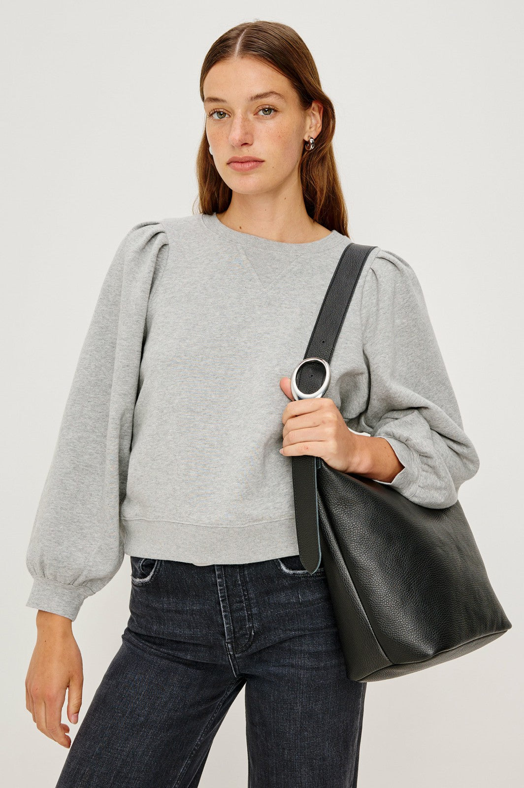 TIFFANY SWEATSHIRT - HEATHER GREY| Rails online