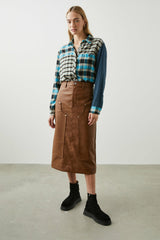 AMOS SKIRT - RUSSET| Rails US
