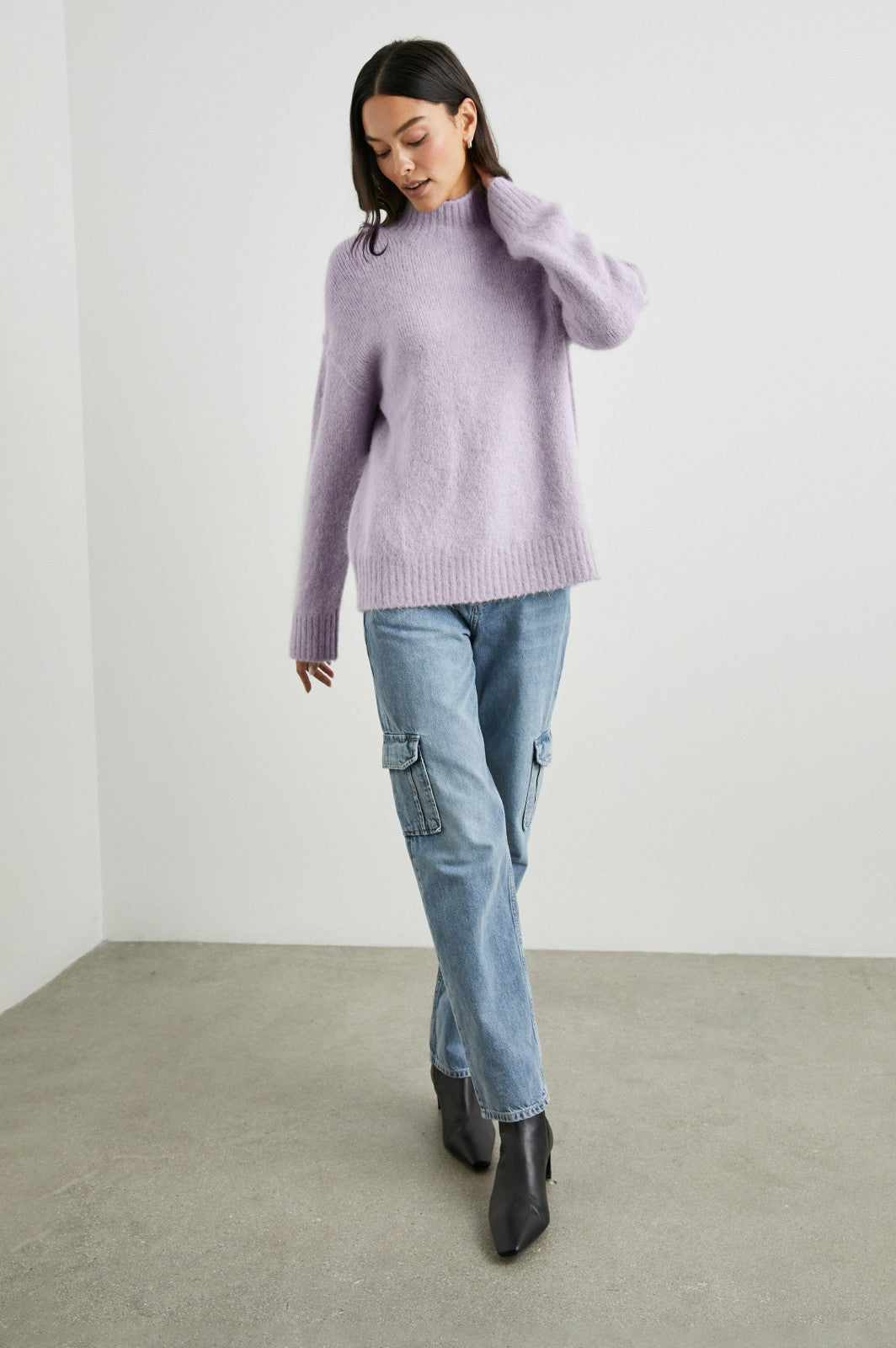 KACIA SWEATER - LILAC| Rails online