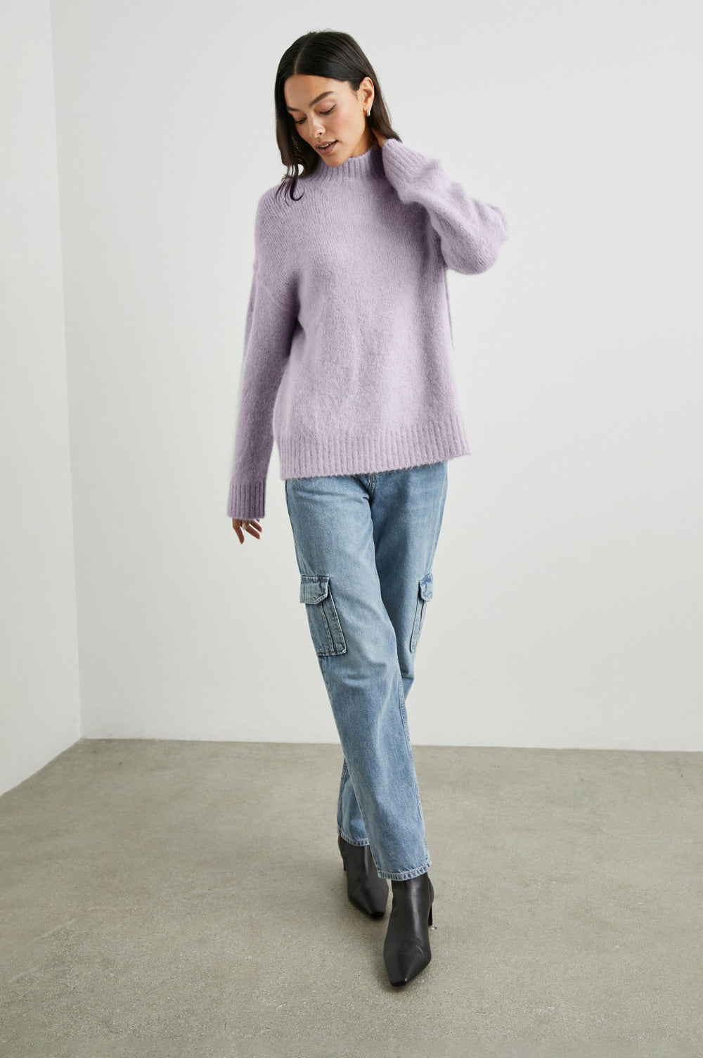 KACIA SWEATER - LILAC| Rails online