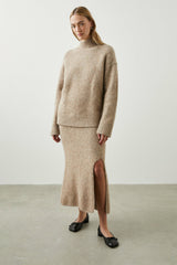 DIANA SKIRT - OATMEAL| Rails discount
