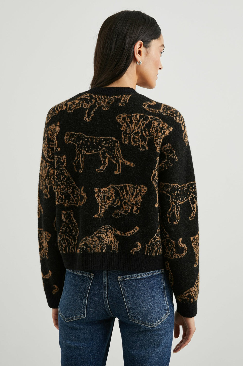 PERCI SWEATER - CAMEL WILD CATS| Rails outlet