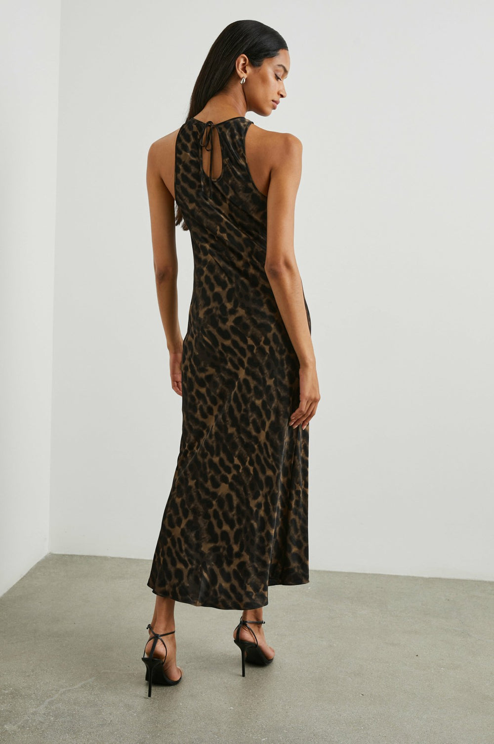 SOLENE DRESS - UMBER LEOPARD| Rails sale
