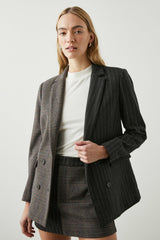 CODY BLAZER - PINSTRIPE PLAID MIX| Rails sale