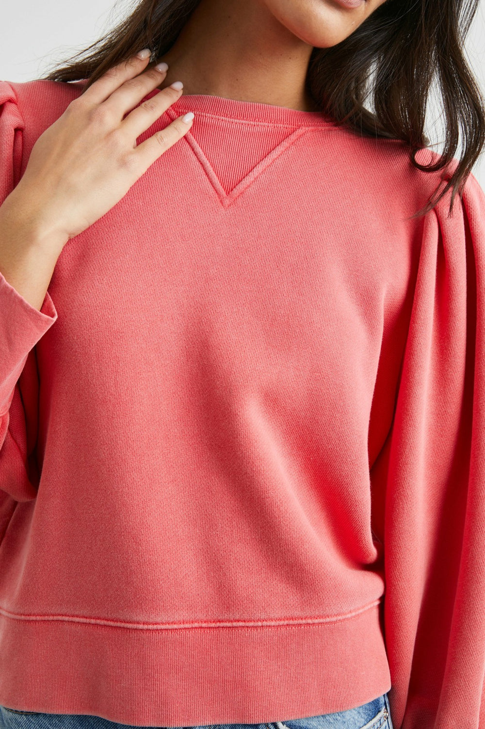 TIFFANY SWEATSHIRT - CHERRY| Rails near me