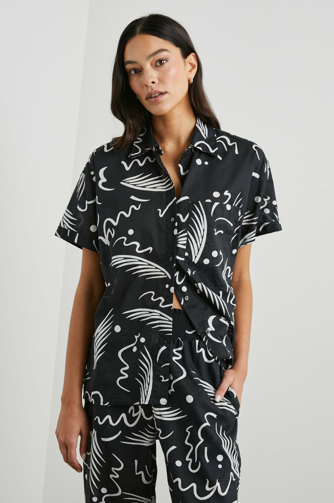 JEANNE SHIRT - TAHITI NIGHT| Rails sale