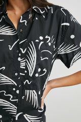 JEANNE SHIRT - TAHITI NIGHT| Rails sale