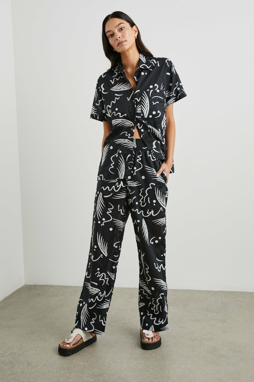 JEANNE SHIRT - TAHITI NIGHT| Rails sale