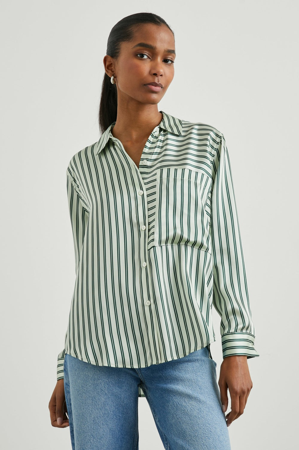 SPENCER SHIRT - EDEN STRIPE| Rails online