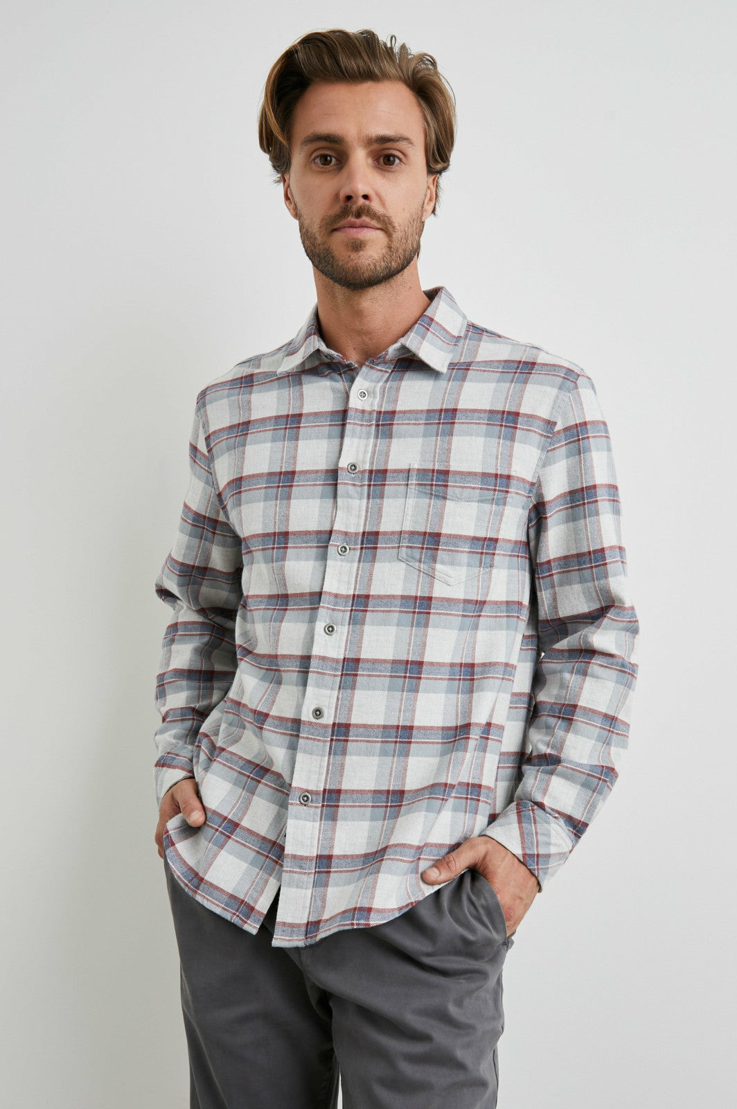 FORREST SHIRT - MOAB SKY MELANGE| Rails on sale