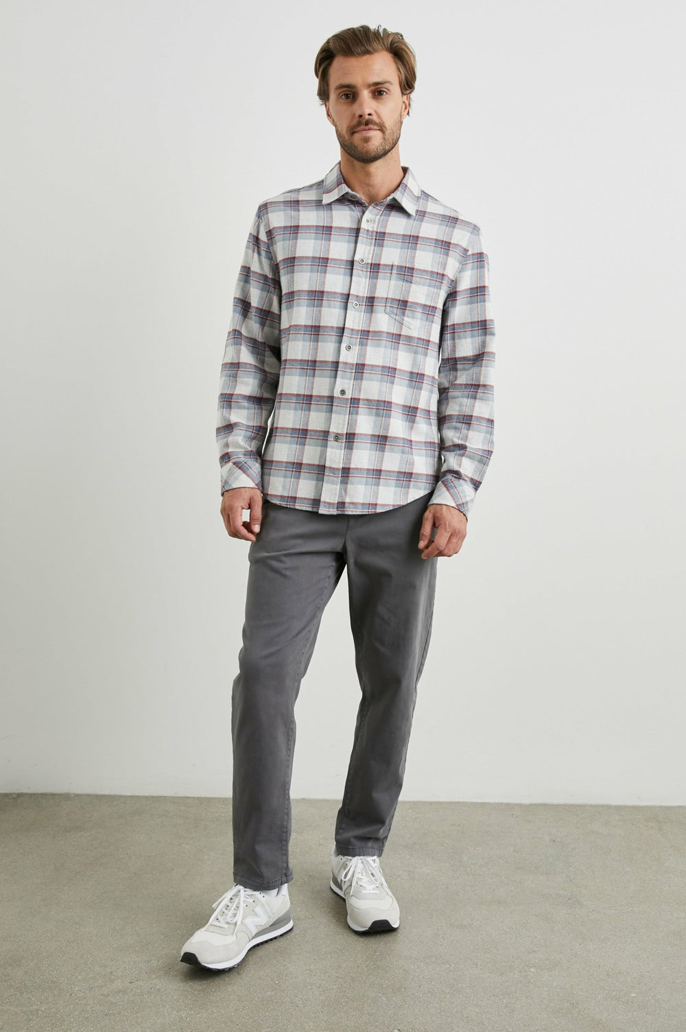 FORREST SHIRT - MOAB SKY MELANGE| Rails on sale