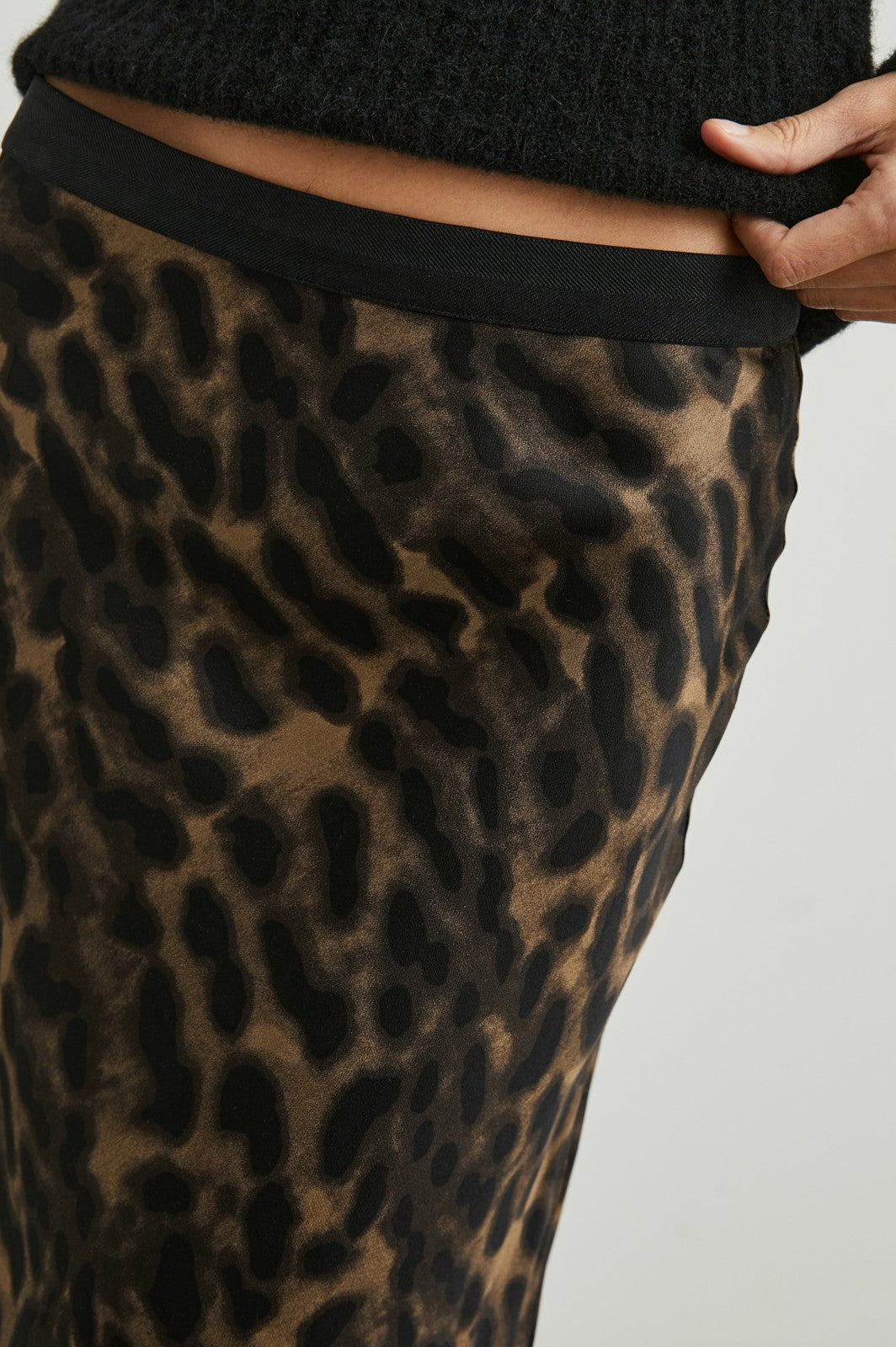 BERLIN SKIRT - UMBER LEOPARD| Rails US