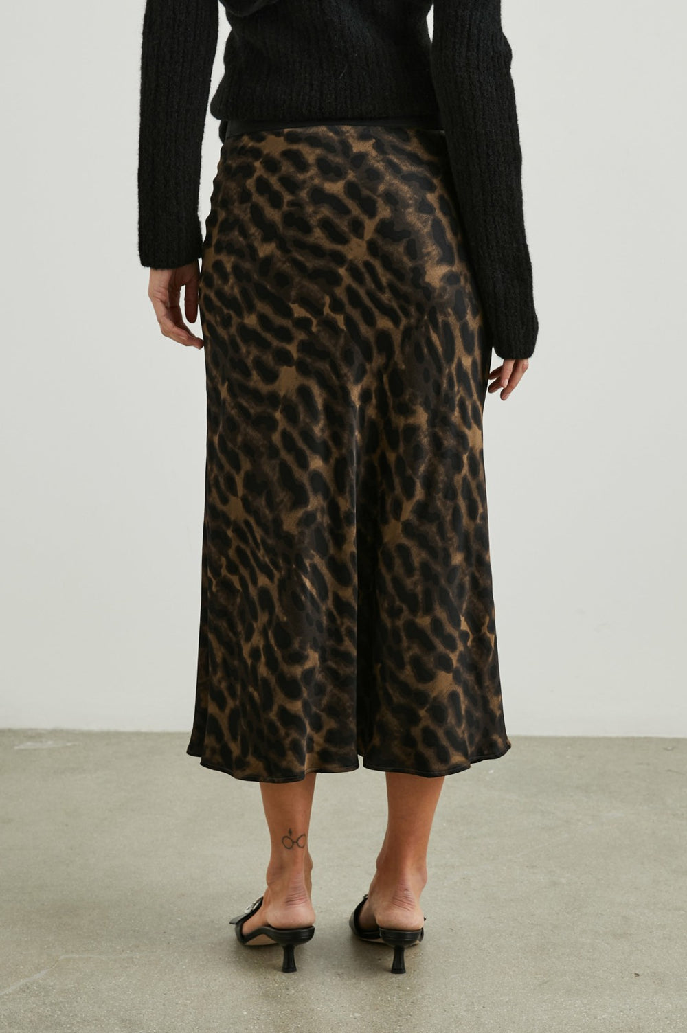 BERLIN SKIRT - UMBER LEOPARD| Rails US