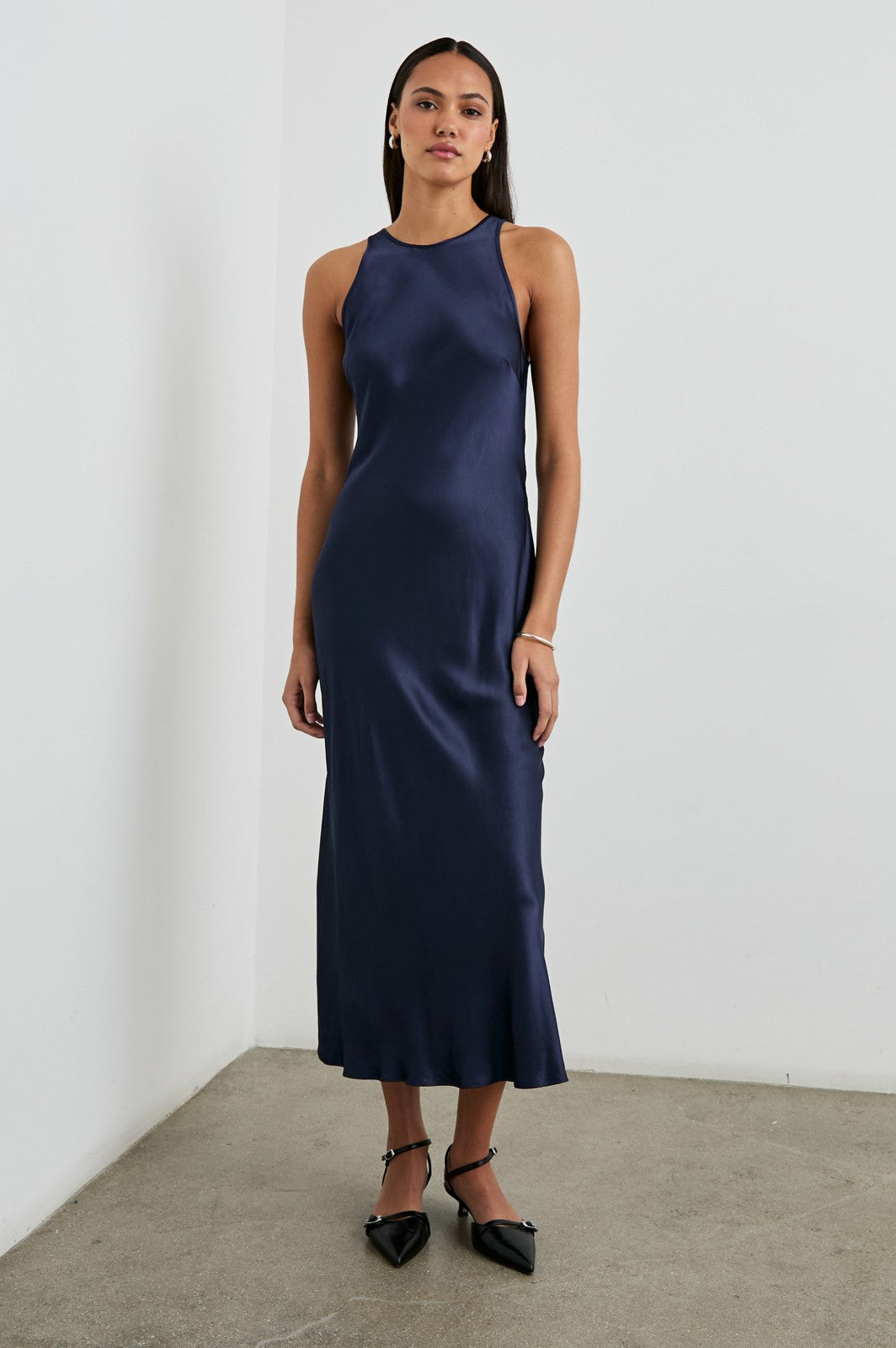 SOLENE DRESS - NAVY| Rails US