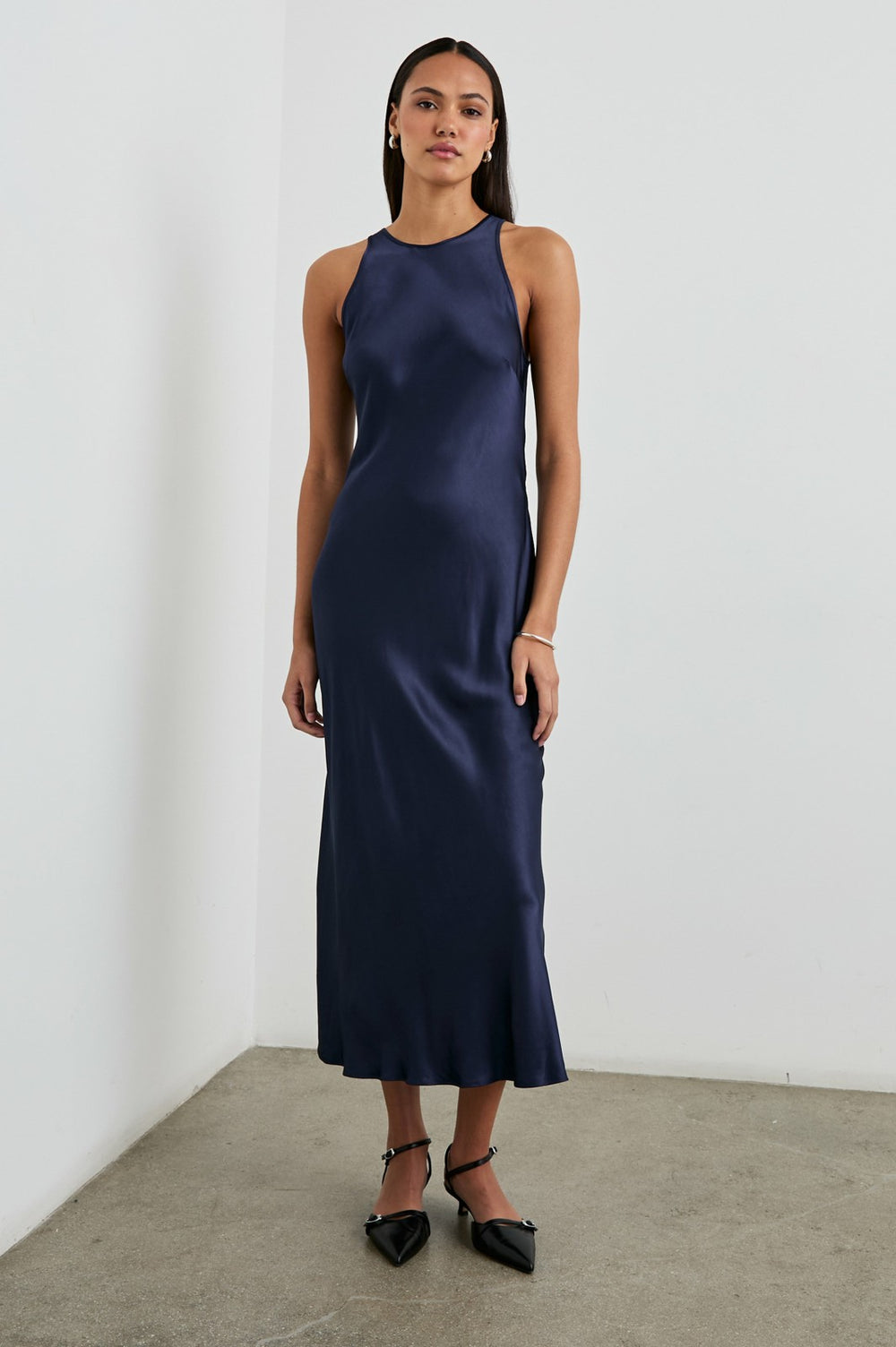 SOLENE DRESS - NAVY| Rails US