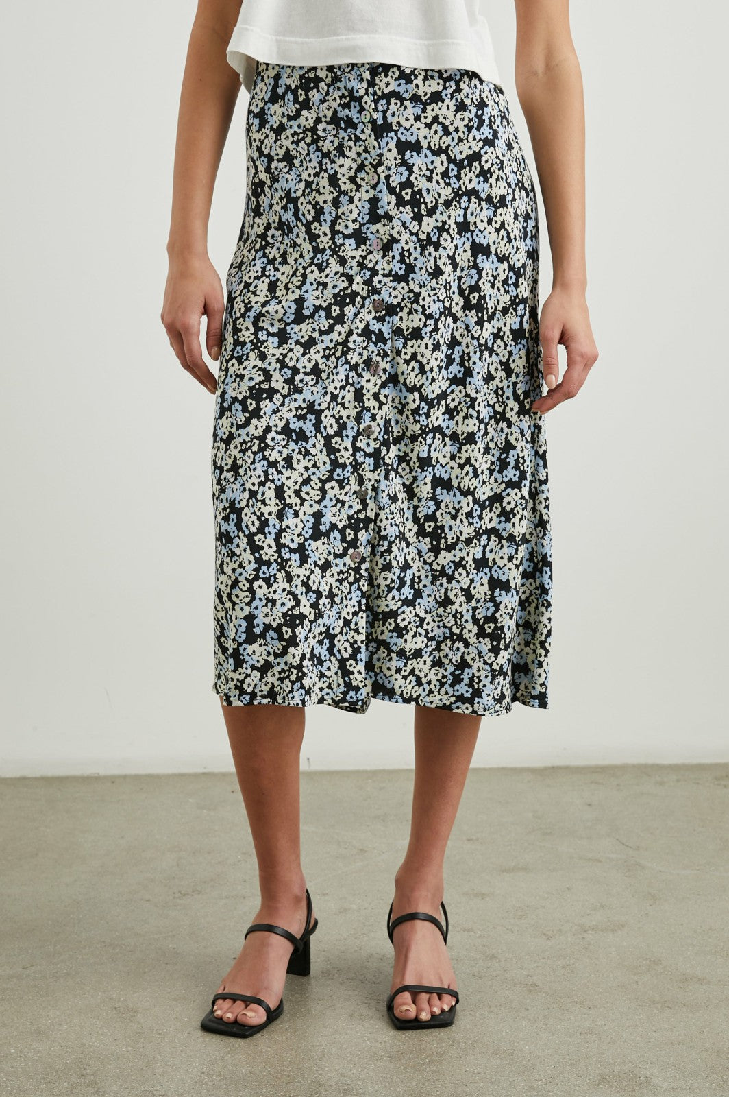 ROSETTA SKIRT - MIDNIGHT MEADOW FLORAL| Rails sale