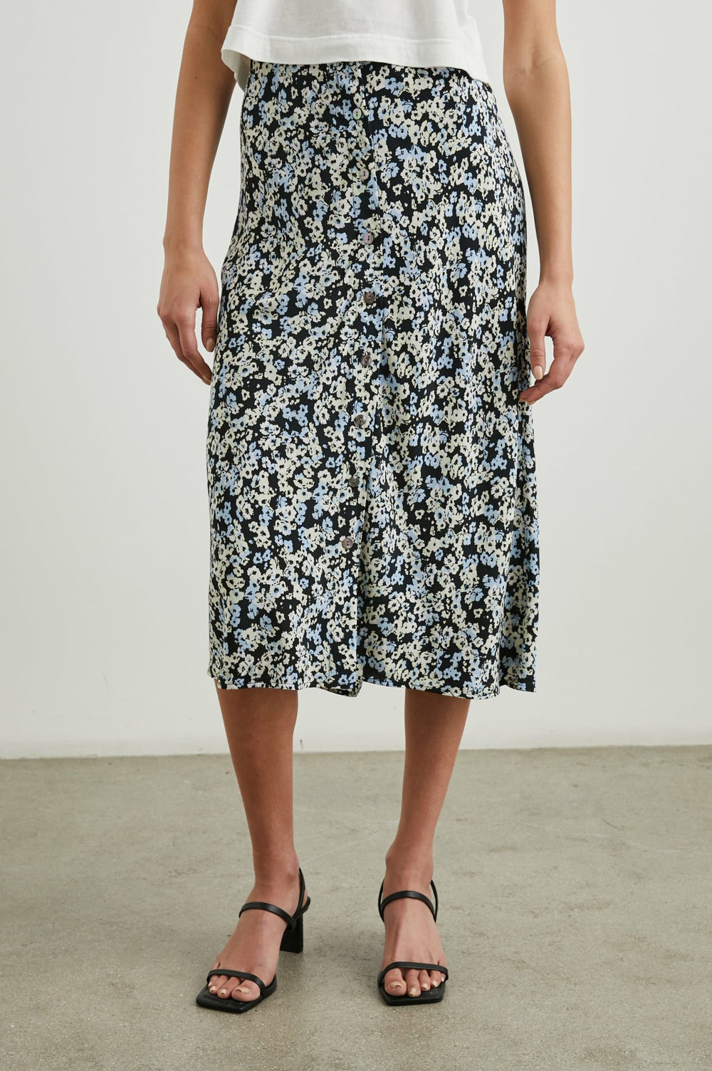 ROSETTA SKIRT - MIDNIGHT MEADOW FLORAL| Rails sale