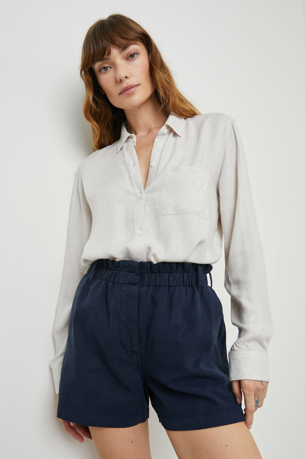 HUNTER SHIRT - BIRCH HEATHER| Rails outlet