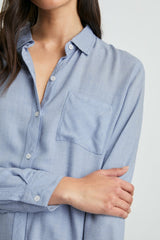 HUNTER SHIRT - CHAMBRAY HEATHER| Rails outlet