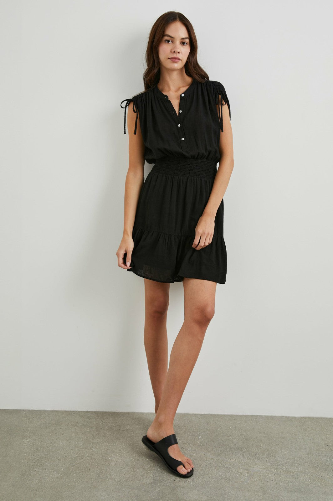 SAMINA DRESS - Black| Rails online
