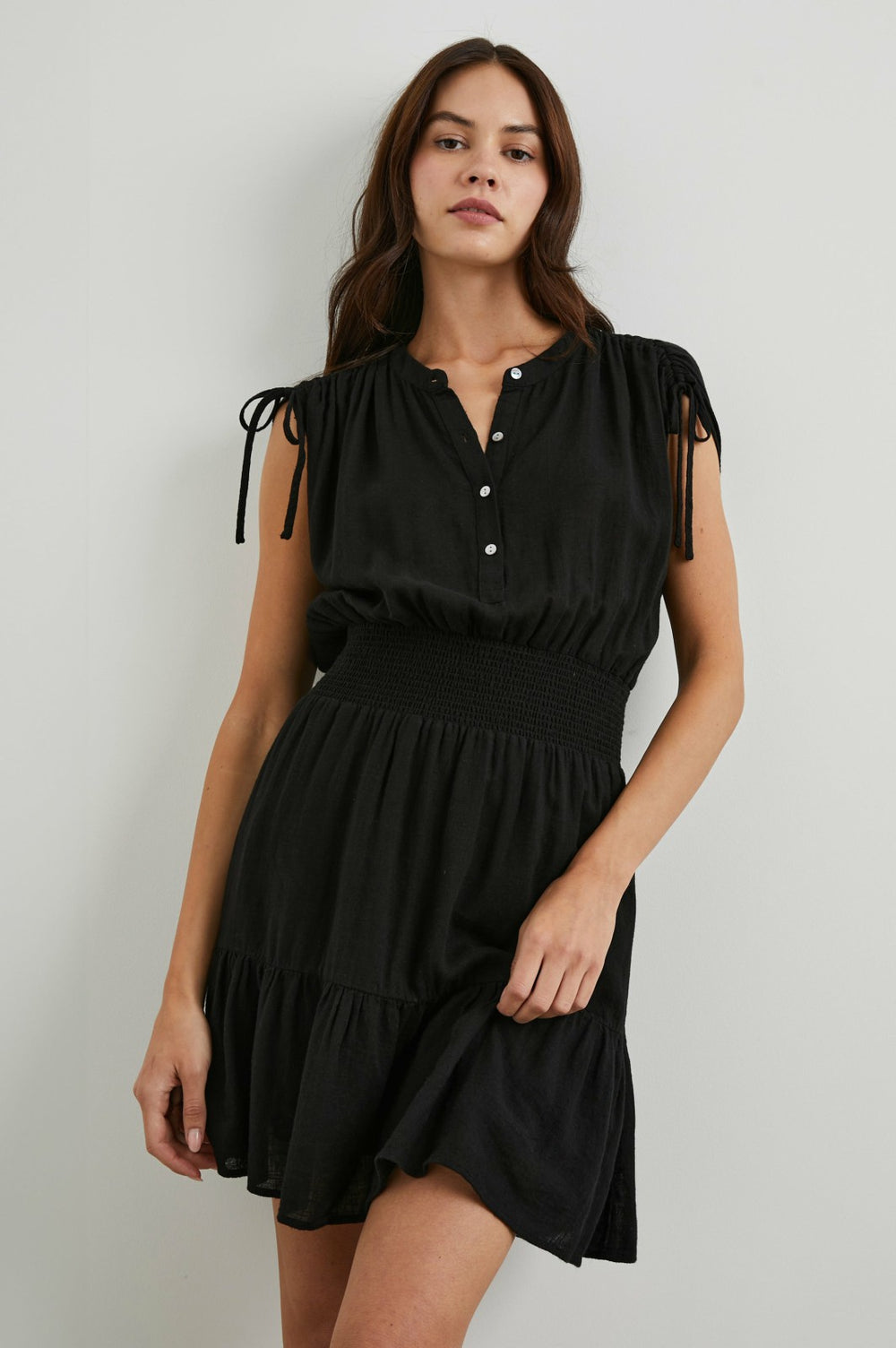 SAMINA DRESS - Black| Rails online