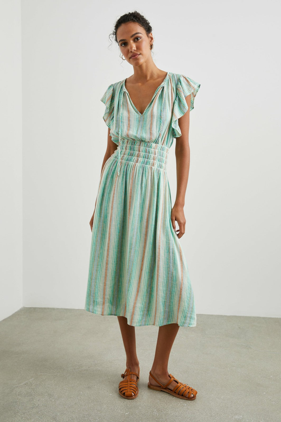 IONA DRESS - SEAVIEW STRIPE| Rails discount