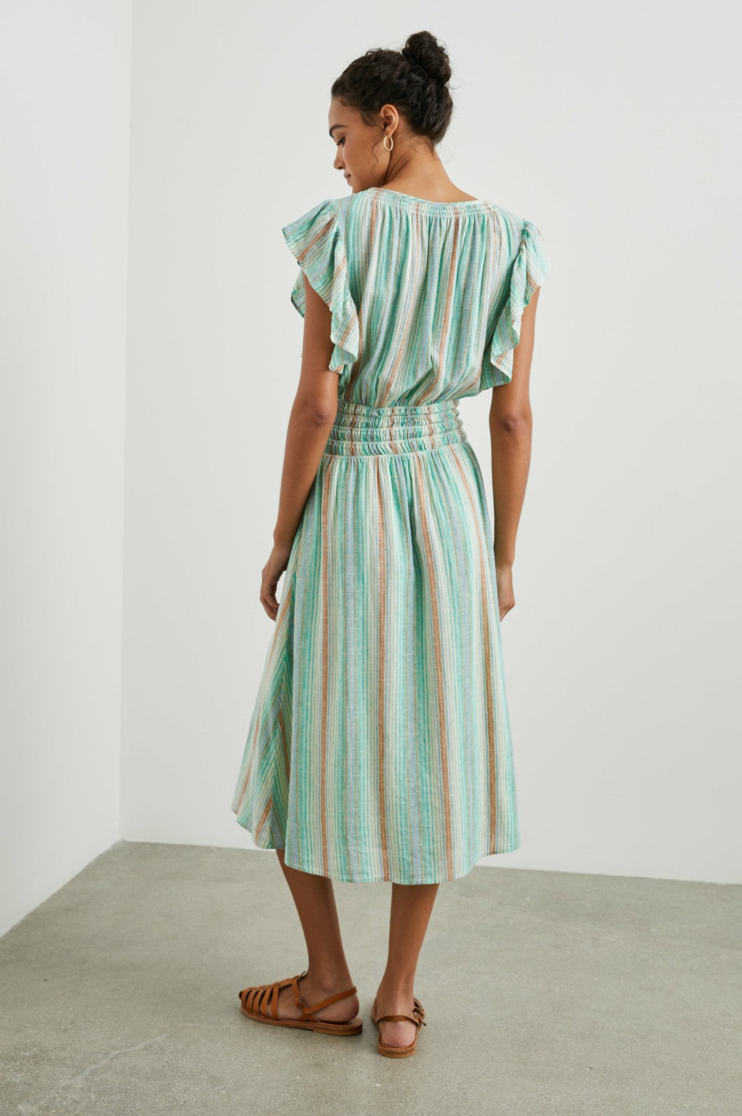 IONA DRESS - SEAVIEW STRIPE| Rails discount