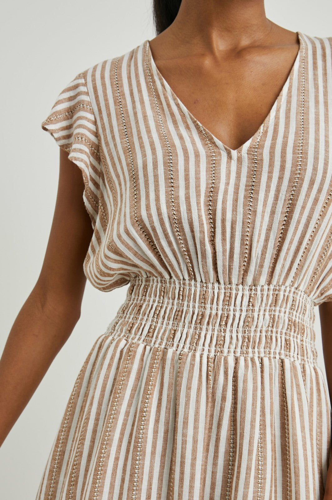 TARA DRESS - PALO SANTO STRIPE| Rails online