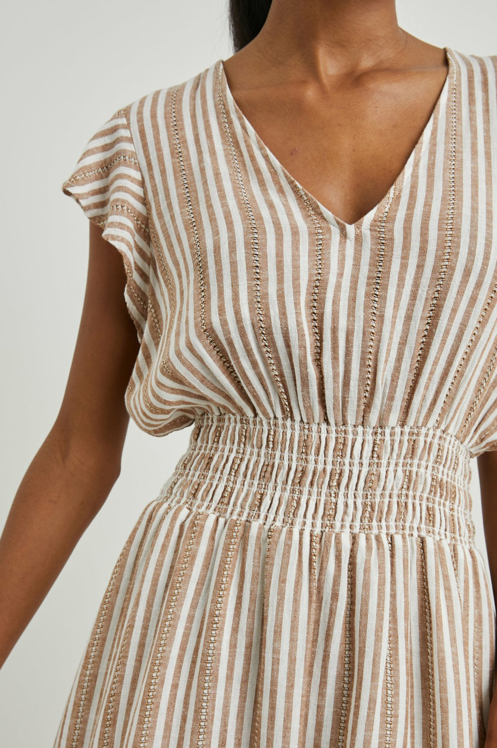 TARA DRESS - PALO SANTO STRIPE| Rails online