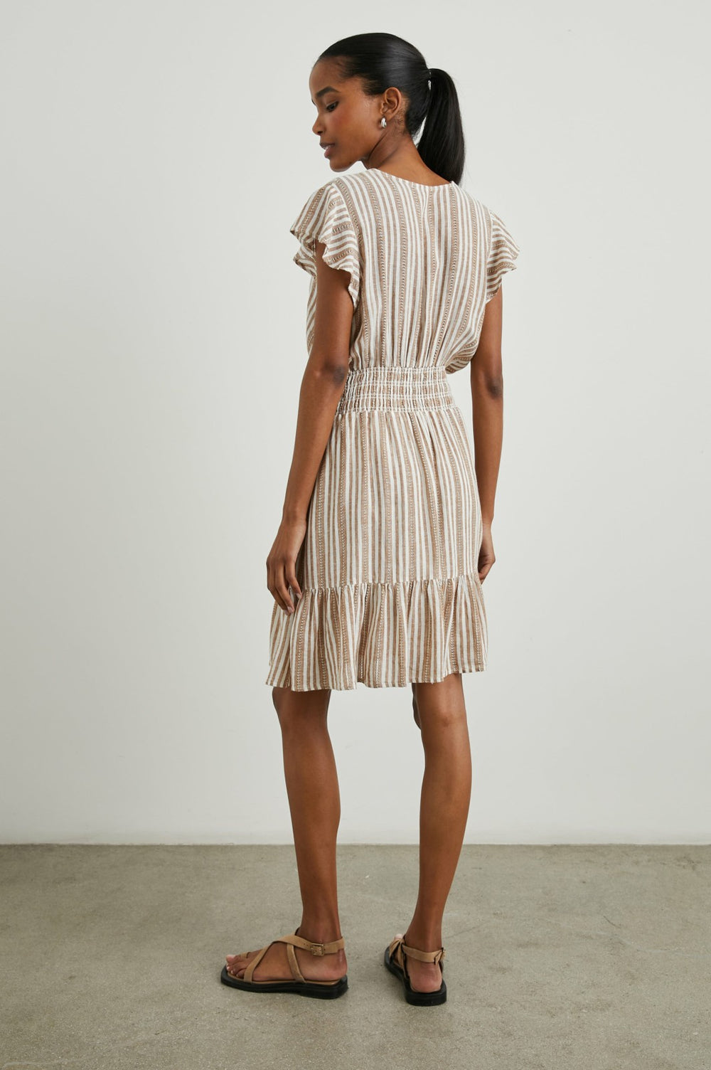 TARA DRESS - PALO SANTO STRIPE| Rails online