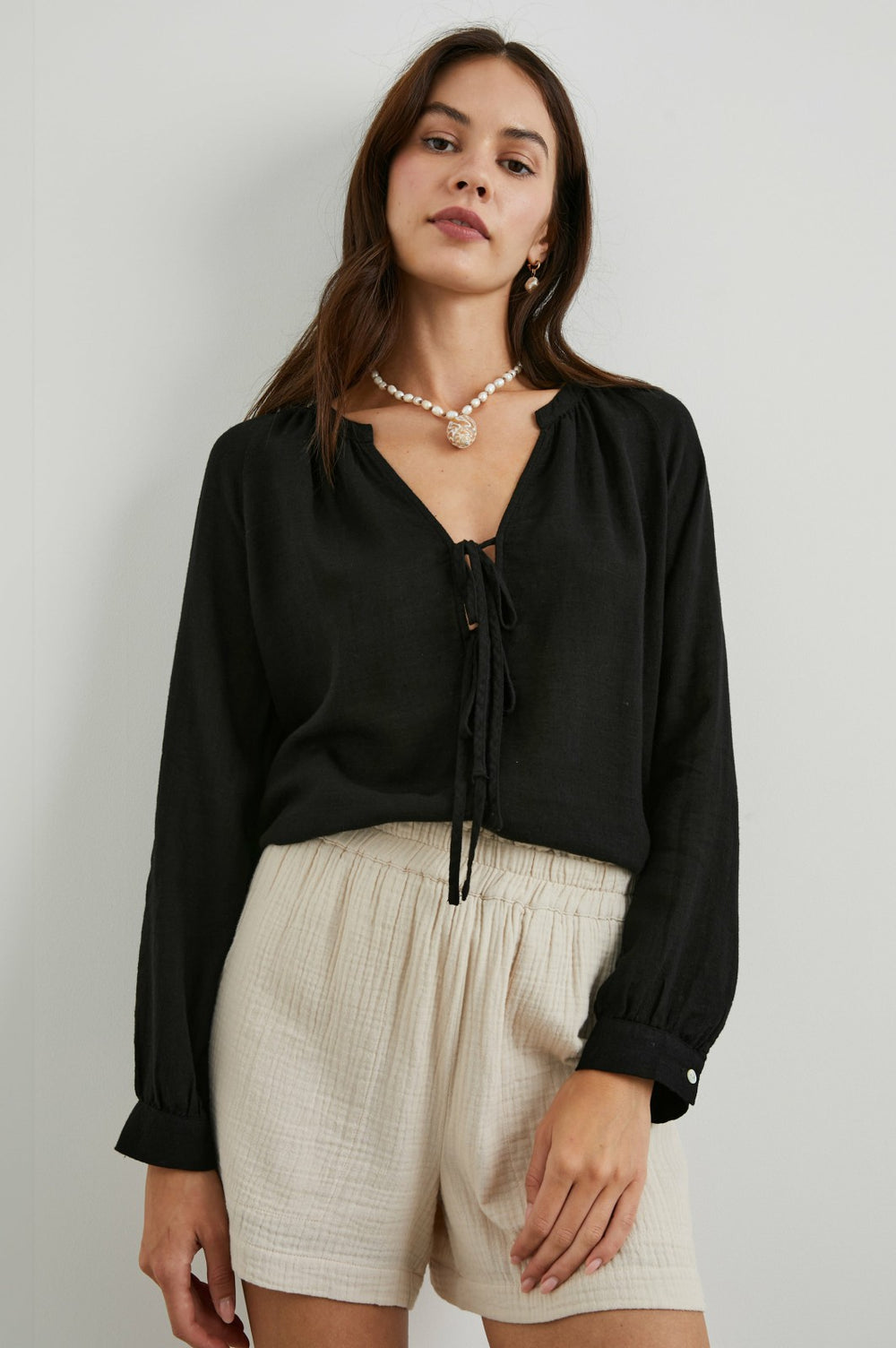 BRIELLE TOP - Black| Rails on sale