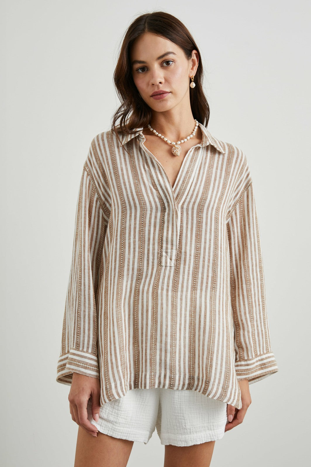 BANKS TOP - PALO SANTO STRIPE| Rails US