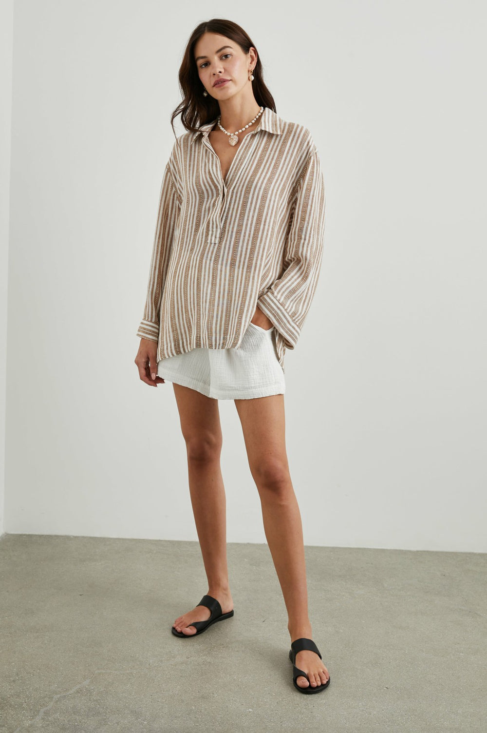 BANKS TOP - PALO SANTO STRIPE| Rails US