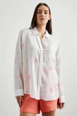 CHARLI SHIRT - HIBISCUS EMBROIDERY| Rails US