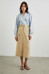 CYRUS SKIRT - KHAKI| Rails online