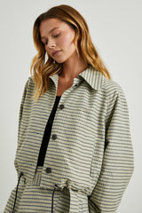 NORTH JACKET - SAGE MINI CHECK| Rails sale