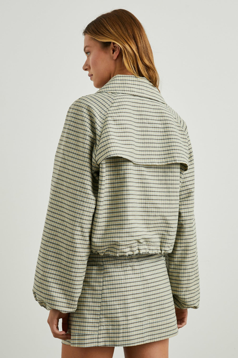 NORTH JACKET - SAGE MINI CHECK| Rails sale