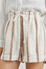 FOSTER SHORT - COCONUT STRIPE| Rails near me