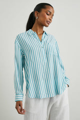ELLE SHIRT - SALTAN STRIPE| Rails on sale