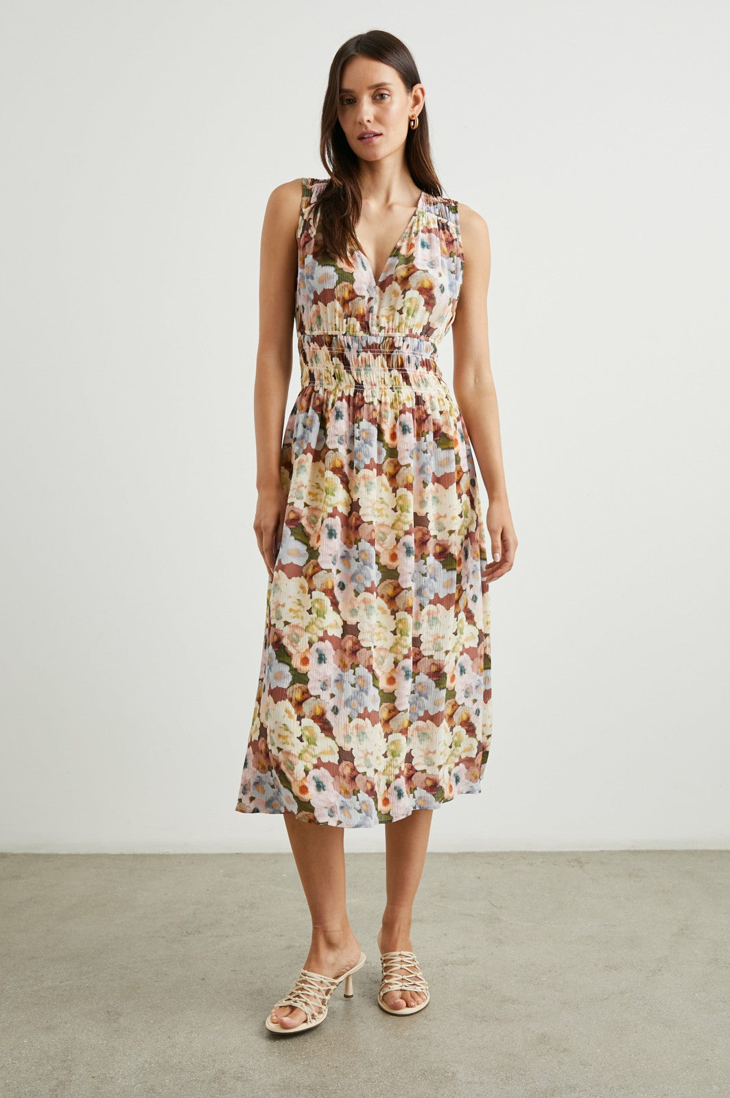 IZZY DRESS - PAINTED FLORAL| Rails sale