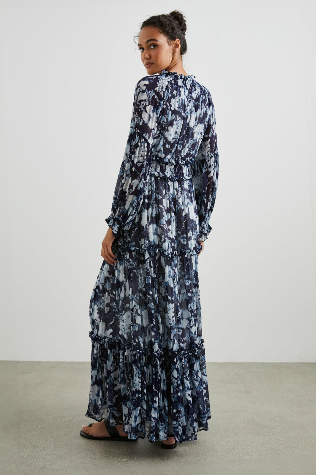 FREDERICA DRESS - INDIGO BLOSSOMS| Rails near me