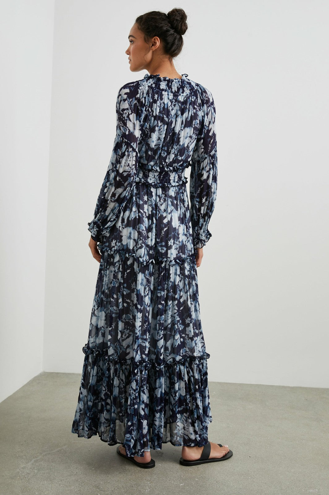FREDERICA DRESS - INDIGO BLOSSOMS| Rails near me
