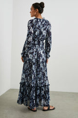 FREDERICA DRESS - INDIGO BLOSSOMS| Rails near me