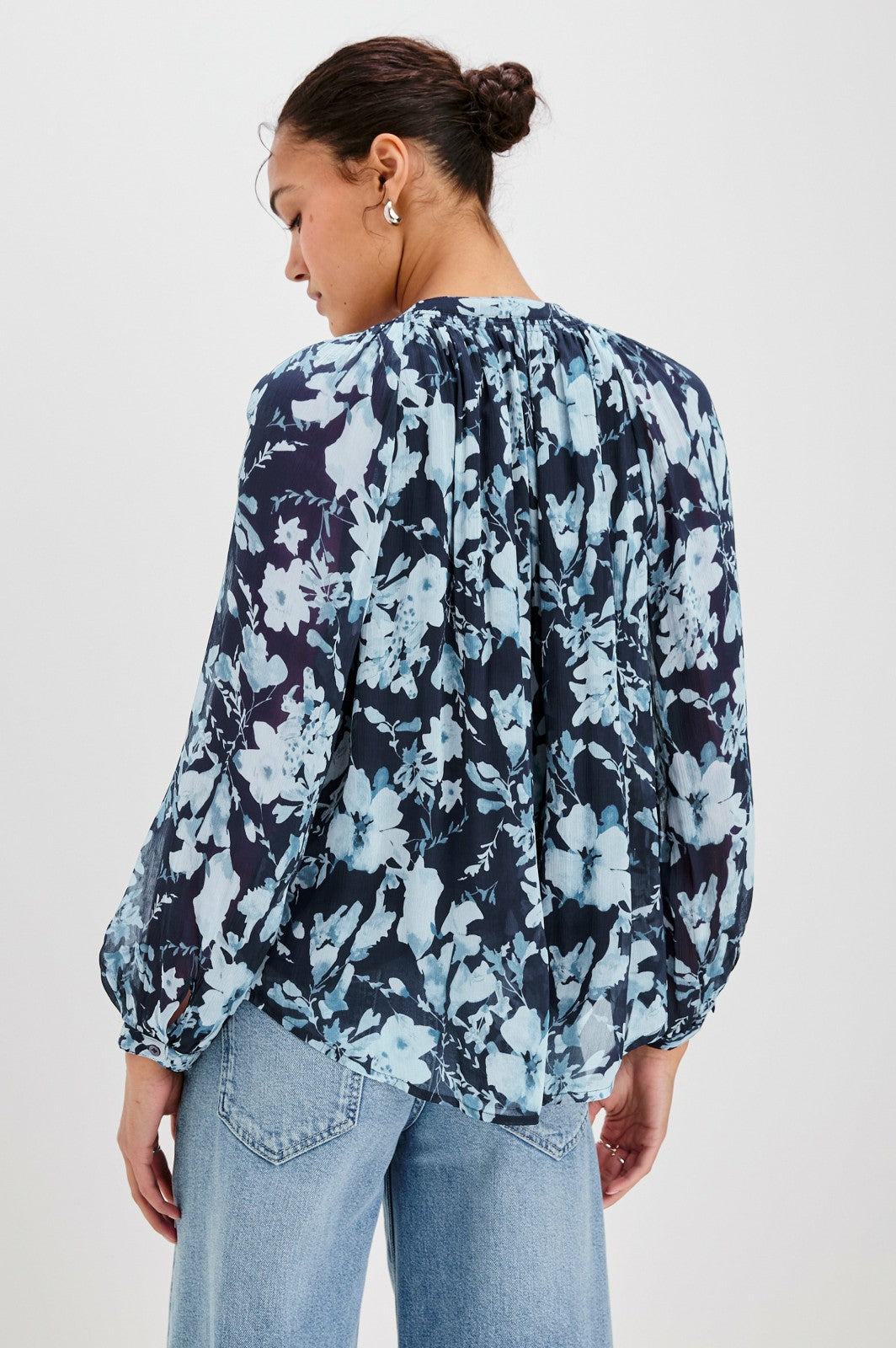 NESSIE TOP - INDIGO BLOSSOMS| Rails for sale
