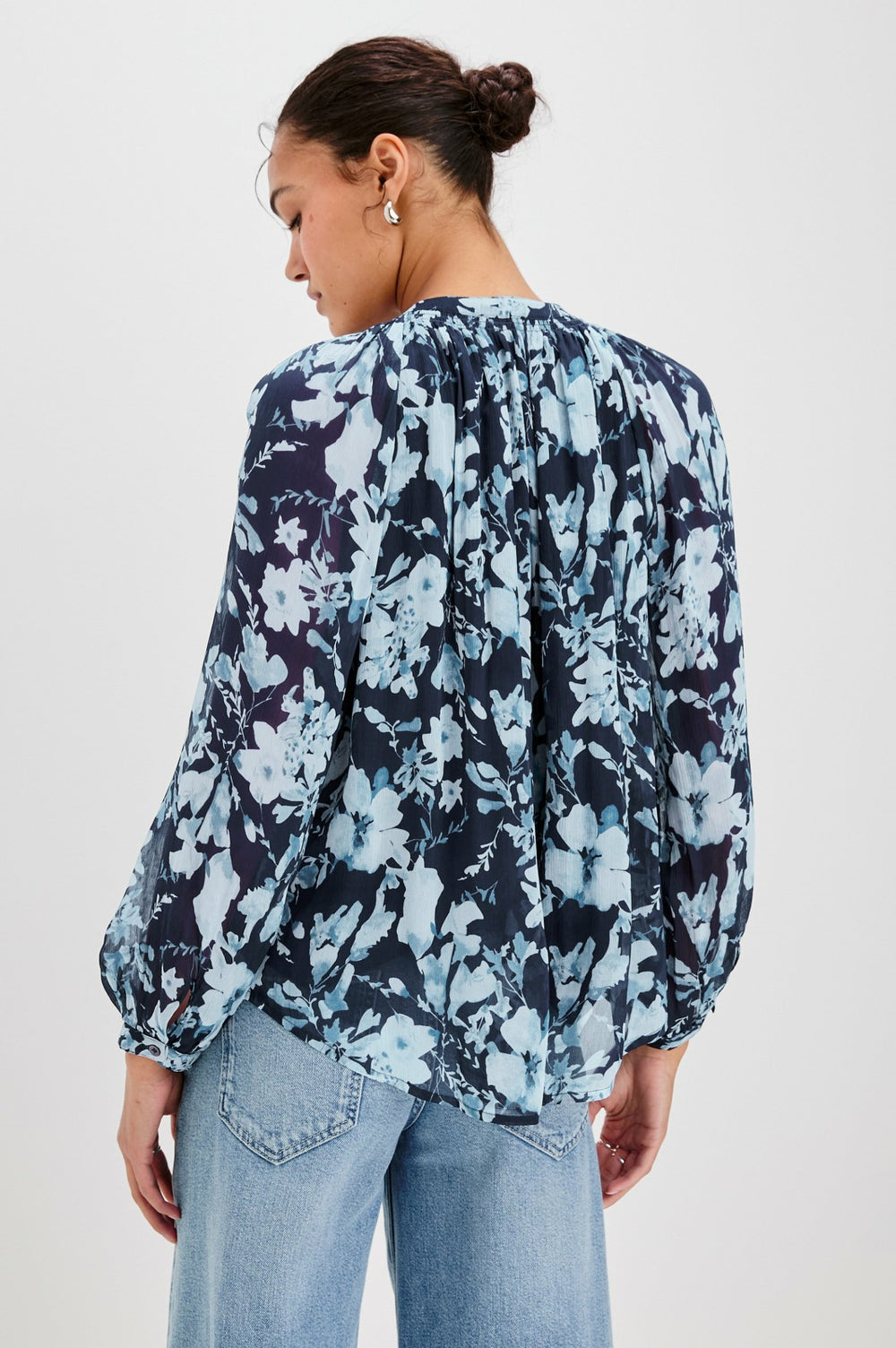 NESSIE TOP - INDIGO BLOSSOMS| Rails for sale