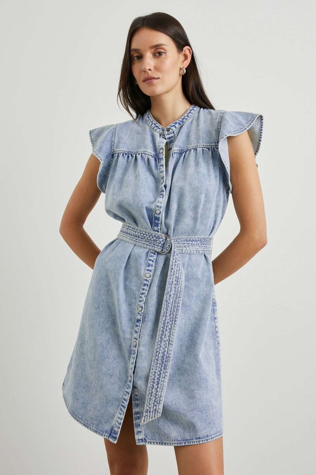 LETTA DRESS - FADED INDIGO| Rails US