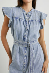 LETTA DRESS - FADED INDIGO| Rails US