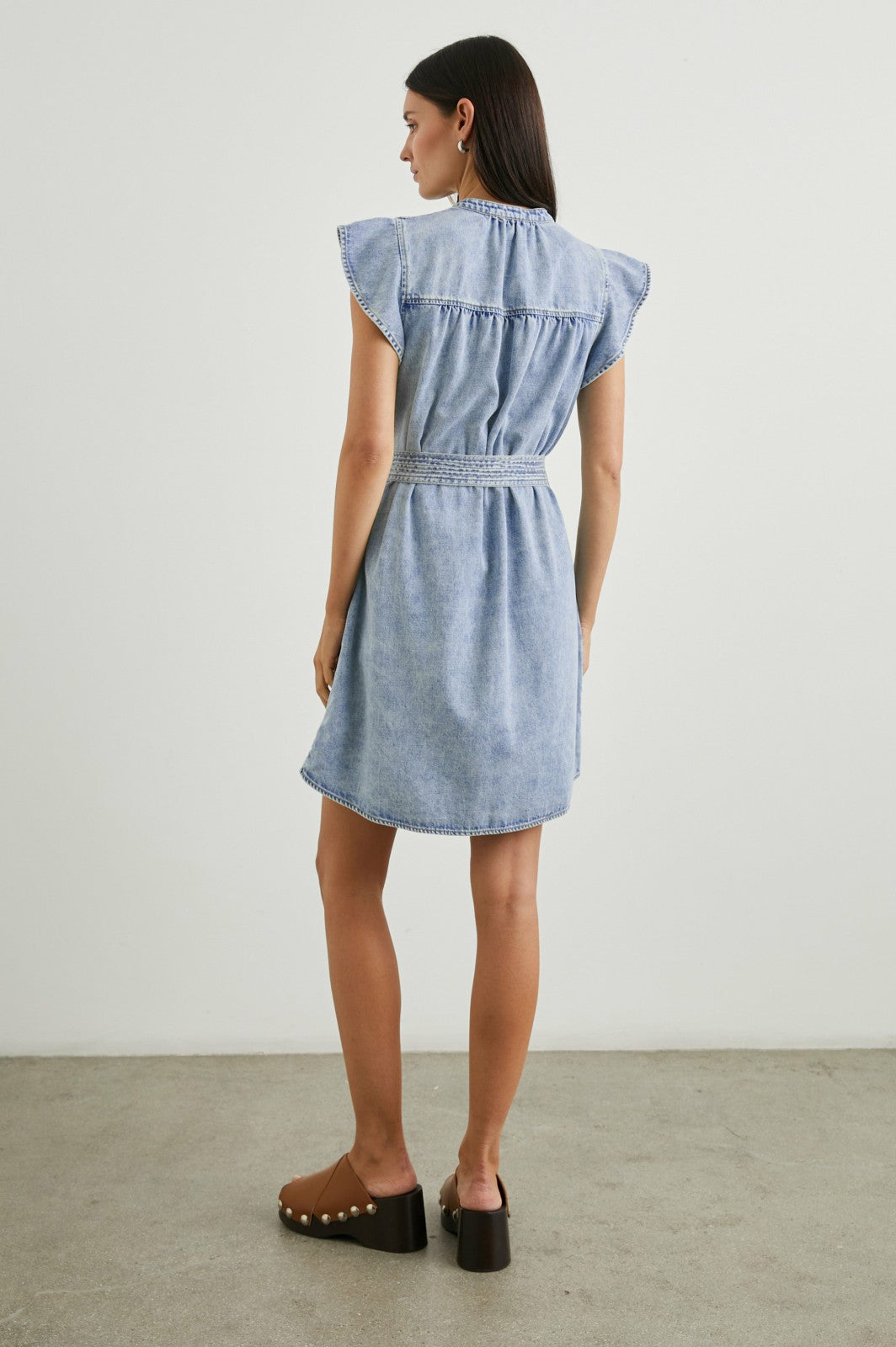 LETTA DRESS - FADED INDIGO| Rails US