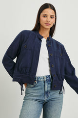 ALMA JACKET - NAVY| Rails outlet